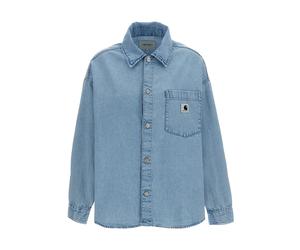 Carhartt Wip- Olympia Denim Shirt- Blouses & Shirts- Mujer- Azul- M- Olympia Denim Shirt