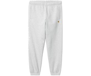 Carhartt WIP - Pantalones - Chase Sweat Pant Ash Heather / Gold - Talla M - Gris Gris M