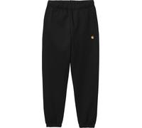 Carhartt WIP - Pantalones - Chase Sweat Pant Black / Gold - Talla S - Negro Negro S
