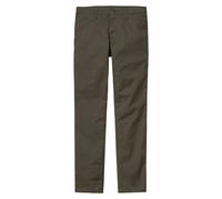 Carhartt WIP - Pantalones - Sid Pant Stretch Twill Cypress Rinsed de Algodón - Talla 36 US - Verde Verde 36 US
