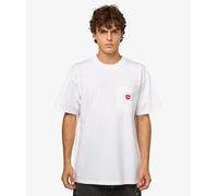 Camiseta Carhartt WIP Pocket Heart Blanca Blanco L
