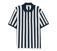 Carhartt Wip - Polo a Rayas Jacquard Boynton - Tops - Hombre - Blanco - S -