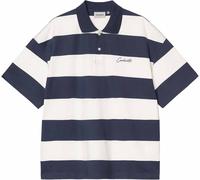Carhartt WIP - Polos - S/S Delray Polo Delray Stripe Blue - Talla M - Azul Azul M
