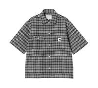 Carhartt Wip- S/S Michigan Shirt- Shirts- Hombre- Gris- S- S/S Michigan Shirt