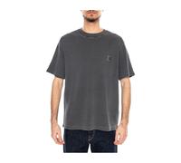 Carhartt Wip- S/S Nelson Waffle T-Shirt- Tops- Hombre- Negro- S- S/S Nelson Waffle T-Shirt