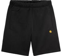 Carhartt WIP - Shorts de protección - Chase Sweat Short Black / Gold de Algodón - Talla S - Negro Negro S