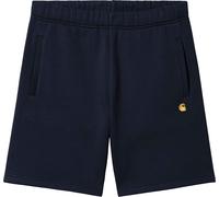 Carhartt WIP - Shorts de protección - Chase Sweat Short Dark Navy / Gold - Talla L - Azul marino Azul marino L