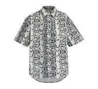 Carhartt Wip - W' S/S Snake Camo Shirt - Blouses & Shirts - Mujer - Negro - XS -
