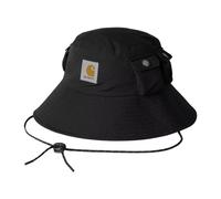 Carhartt Wip- Sombrero Cubo Negro de Poliéster No Estructurado- Accessories- Mujer- Negro- M/L- Sombrero Cubo Negro de Poliéster No Estructurado
