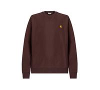 Carhartt WIP Sudadera 'American Script' chocolate S chocolate