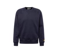 Carhartt WIP Sudadera 'Chase' navy / dorado S navy / dorado