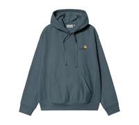 CARHARTT WIP Sudadera con capucha American Script Office Blue, Azul oficina, M