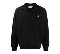 Carhartt WIP - Sudaderas - Half Zip American Script Sweat Black de Algodón - Talla L - Negro Negro L