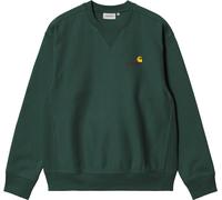 Carhartt WIP - Sudaderas - American Script Sweat Kale Green de Algodón - Talla L - Verde Verde L