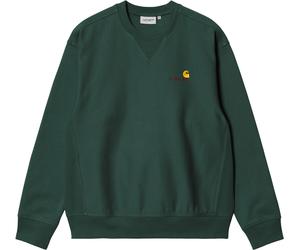 Carhartt WIP - Sudaderas - American Script Sweat Kale Green de Algodón - Talla S - Verde Verde S