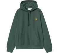 Carhartt WIP - Sudaderas - Hooded American Script Sweat Kale Green de Algodón - Talla M - Verde Verde M