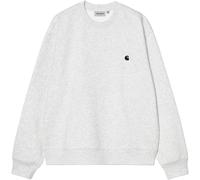 Carhartt WIP - Sudaderas - Mack Sweat Ash Heather Black - Talla M - Gris Gris M