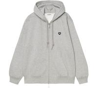 Carhartt WIP - Sudaderas - W' Hooded Small Heart Patch Jacket Grey Heather Black para Mujer - Talla S - Gris Gris S