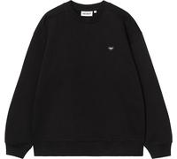 Carhartt WIP - Sudaderas - W' Small Heart Patch Sweat Black / Black para Mujer - Talla S - Negro Negro S