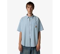 Camisa de rayas Relaxed de manga corta Carhartt WIP Toland para hombre Ref. I035151-31SXX Color Azul Talla S