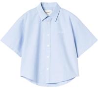 Carhartt WIP - W' S/S Kaia Shirt Bleach White para Mujer - Talla S - Azul Azul S