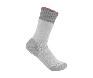 Carhartt Women's Heavyweight Synthetic-Wool Blend Boot Sock Calcetines, Gris, L para Mujer