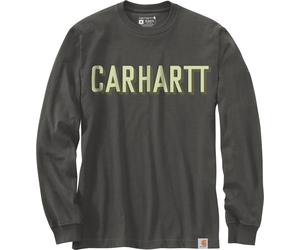 Carhartt Workwear Logo Camisa de manga larga, antracita, Talla S