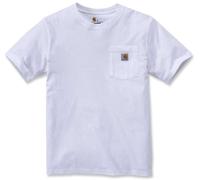 Carhartt Relaxed Fit Heavyweight Short-sleeve K87 Pocket T-shirt, Camiseta Work Utility, Hombre, White, XXL