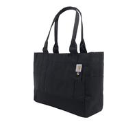 Carhartt Zip, Durable Water-Resistant Tote Bag with Zipper Closure, Unisex Adulto, Bolsa Horizontal Negra, Talla única
