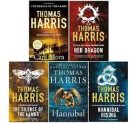 Cari Mora [Tapa dura] y Hannibal Lecter Series Collection 5 libros de Thomas Harris (Red Dragon, Silence Of The Lambs, Hannibal, Hannibal Rising,Cari Mora)