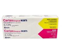 Cariax Gingival Pack Pasta Dental 125 ml x 2 Unidades | Con Flúor, Sabor Fresa, Para Niños, Protección Dental, Tubo 50ml