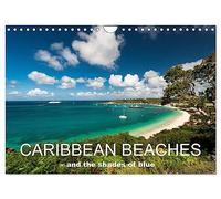 Caribbean beaches and the shades of blue (Wall Calendar 2026 DIN A4 landscape), CALVENDO 12 Month Wall Calendar: Places to regenerate the mind