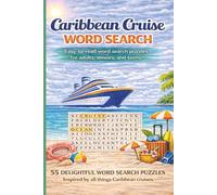 Caribbean Cruise Word Search: Easy to Read Word Search Puzzles for Adults, Seniors & Teens | 55 Cruise Vacation-Themed Puzzles