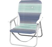 Caribbean Joe Chair Silla de Playa Plegable Ligera y portátil de 1 posición, Print