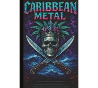 Caribbean Metal Pirate Notebook - Skull with Crown, Stormy Seas & Lightning: 6x9 College-Ruled Journal for Notes, Lyrics, Students, Gothic Aesthetic Fans, and Metalheads
