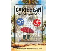 Caribbean Word Search Puzzle Book: Word Searches with Easy to Read Print about The Caribbean | 6x9 inches, 110 pages | 50+ Puzzles - Gift for Vacations, Holidays, and Free Times