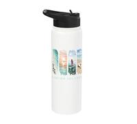 Caribe, arena blanca y vela - Vacaciones Islas Caicos Stainless Steel Insulated Water Bottle