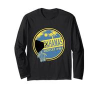 Caribe Bahamas Coco Cay Vintage Vacaciones Tropical Manga Larga