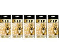 Caribi VIP-150 - Ambientador para coche, 5 unidades, duradero, para coche, hogar y oficina, fragancia inspirada en diseño premium