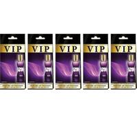 Caribi VIP-444 - Ambientador para coche, 5 unidades, duradero, para coche, hogar y oficina, fragancia inspirada en diseño premium