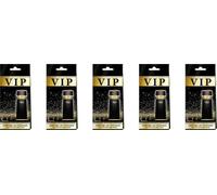 Caribi VIP-765 - Ambientador para coche, 5 unidades, duradero, para coche, hogar y oficina, fragancia inspirada en diseño premium