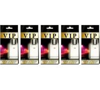Caribi VIP 999 - Ambientadores para coche (5 unidades, durable, para colgar en el coche, el hogar y la oficina)