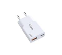 CARICATORE USB PD GAN SLIM DA 20W A 2 PORTE - USB-C X1 USB-A X1 (245522)
