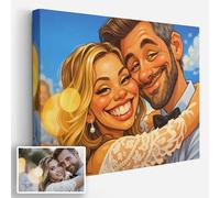 Caricatura a color divertida con foto - Regalo de Cumpleaños