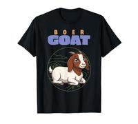 Caricatura Boer Cabra Granja Animal Amante Lindo Cabras Camiseta