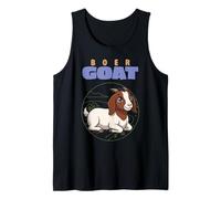 Caricatura Boer Cabra Granja Animal Amante Lindo Cabras Camiseta sin Mangas