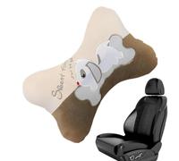 Caricatura de almohada para cuello de coche - Almohadas de reposacabezas y de alta elasticidad - Diseño animal lindo del asiento del coche para la almohada del cuello de la comodidad de