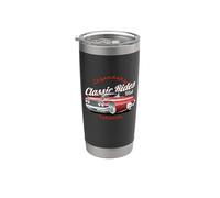 Caricatura de coche Classic Rides USA Forever Vaso térmico de acero inoxidable de doble pared