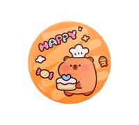 Caricatura de maquillaje Mirrour de viaje, cosmética, portátil, portátil, bolsillo para niños y adultos, 1 unidad, Mass Beauty