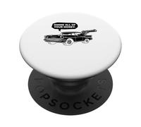 Caricatura Genial con diseño de 57 Muscle Car, Dame Todo tu Dinero PopSockets PopGrip Adhesivo